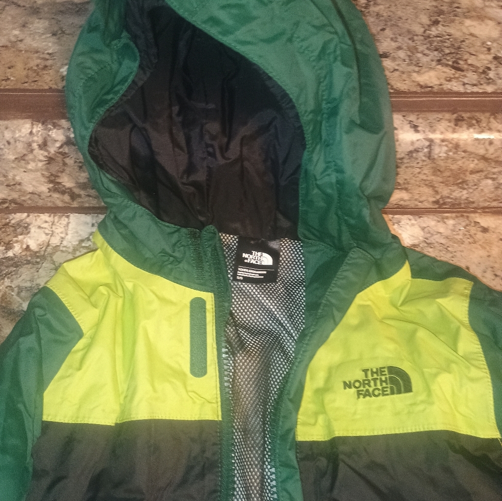 Boys northface zip up windbreaker style fully lined toddler size 5 - Picture 4 of 4